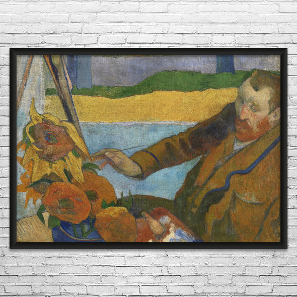 Painter of Sunflowers Van Gogh Portrait Art Print Painter of Sunflowers Van Gogh Portrait Art Print