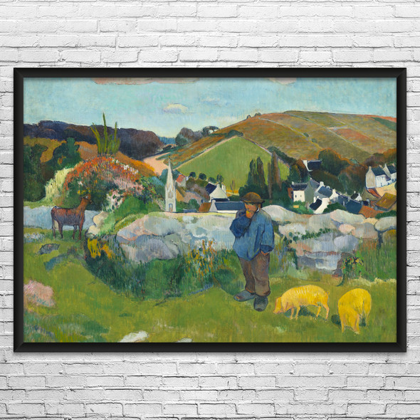 Paul Gauguin The Swineherd Art Print