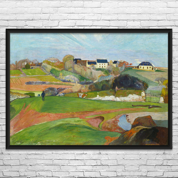 Paul Gauguin Landscape at Le Pouldu Art Print Paul Gauguin Landscape at Le Pouldu Art Print