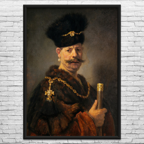Rembrandt A Polish Nobleman Art Print Rembrandt A Polish Nobleman Art Print