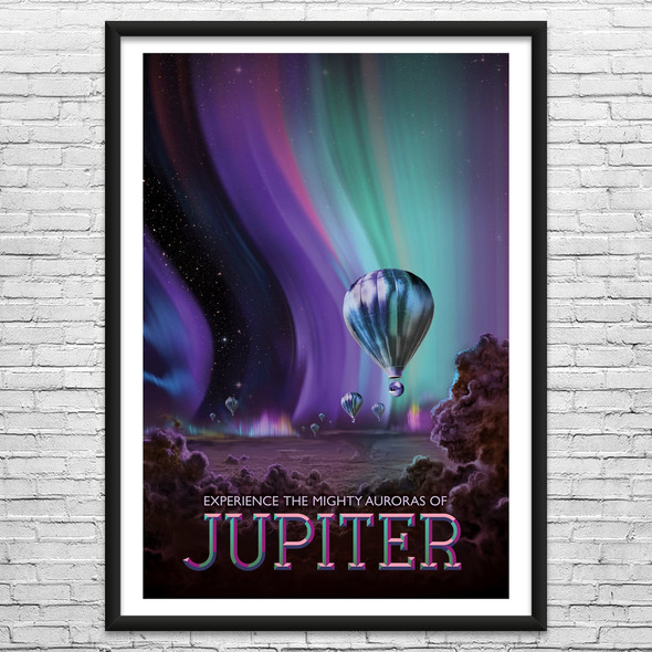 Jupiter Space Tourism Wall Art