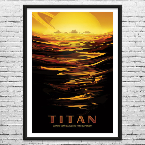 Titan Space Tourism Wall Art