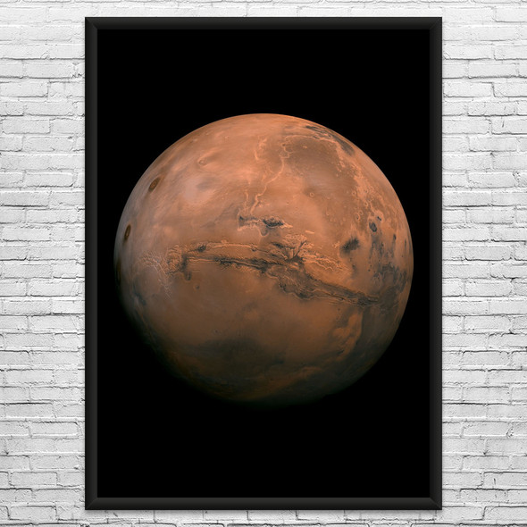 Mars Valles Marineris Space Wall Art