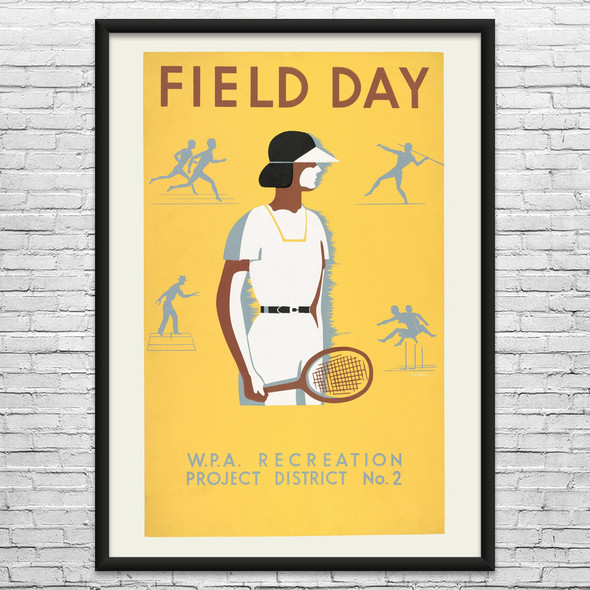 Field Day WPA Poster Art