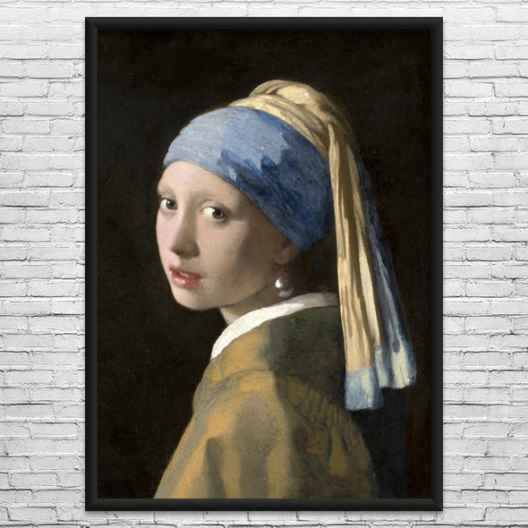 Girl with a Pearl Earring Art Print
