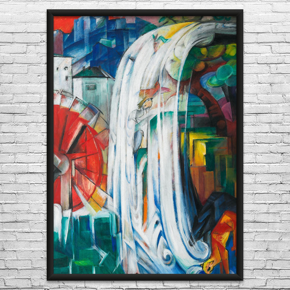 Franz Marc The Bewitched Mill Art Print