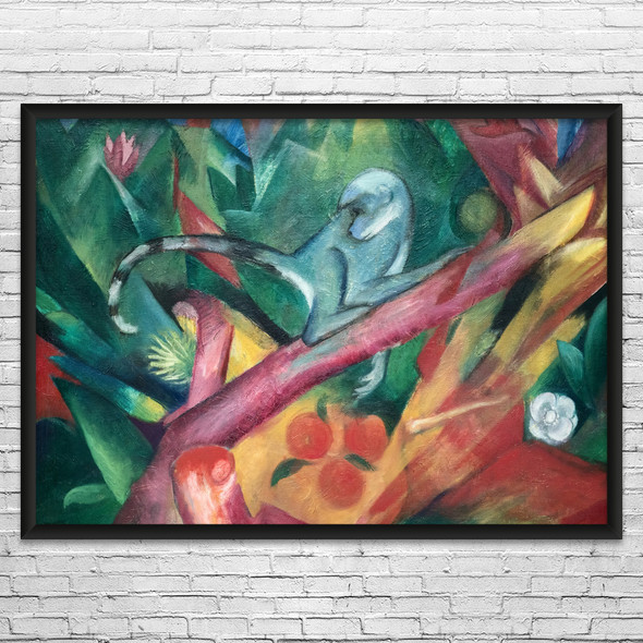 Franz Marc The Little Monkey Art Print