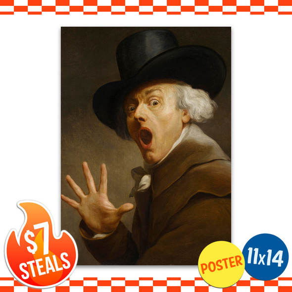 Joseph Ducreux Surprise in Terror Art Print Poster (unframed) 11" x 14"