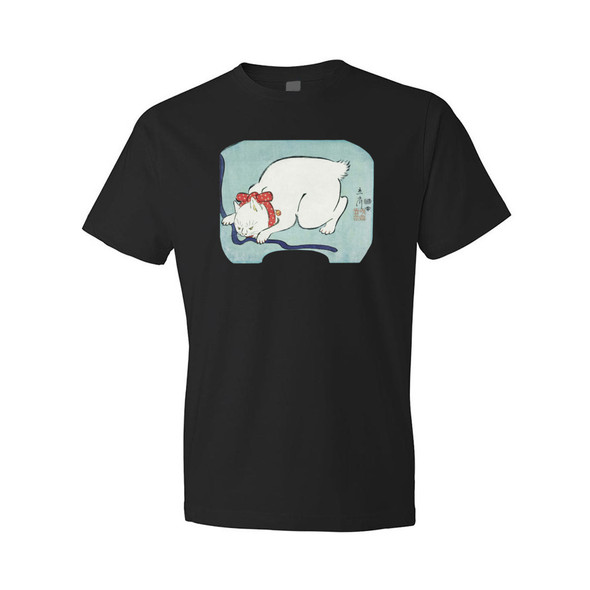 Cat Playing With String T-Shirt