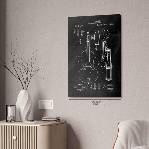 Cello Patent Wall Art