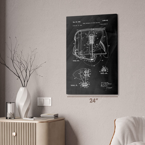 Strut Spring Patent Wall Art