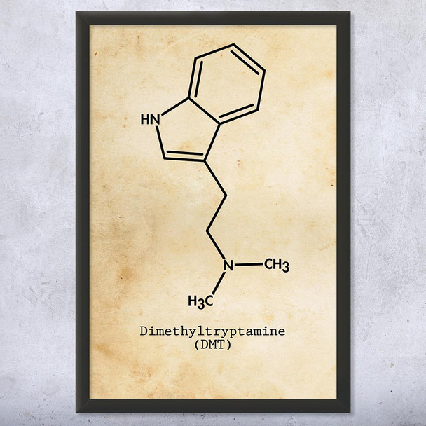 DMT Molecule Wall Art