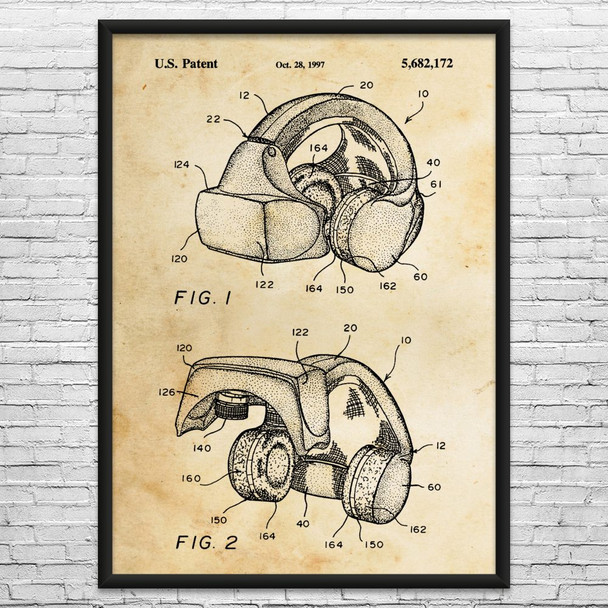 Forte VFX1 Virtual Reality Patent Wall Art