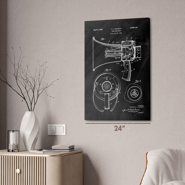 Megaphone Patent Wall Art
