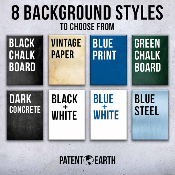 Pickup Truck Patent Wall Art