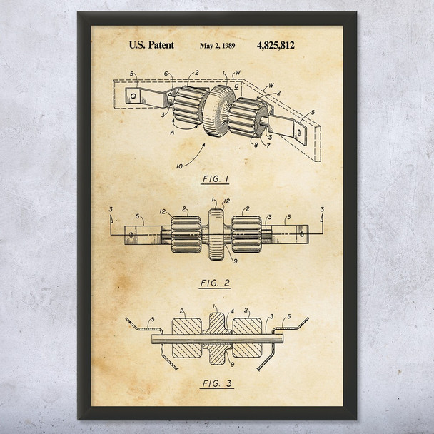Horse Stall Toy Patent Wall Art