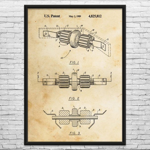 Horse Stall Toy Patent Wall Art