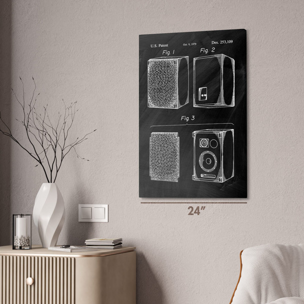 Studio Monitor Speaker Patent Wall Art