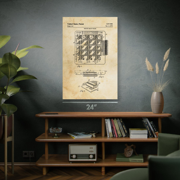 Circuit Board Patent Wall Art