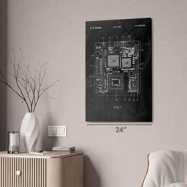 Motherboard Patent Wall Art