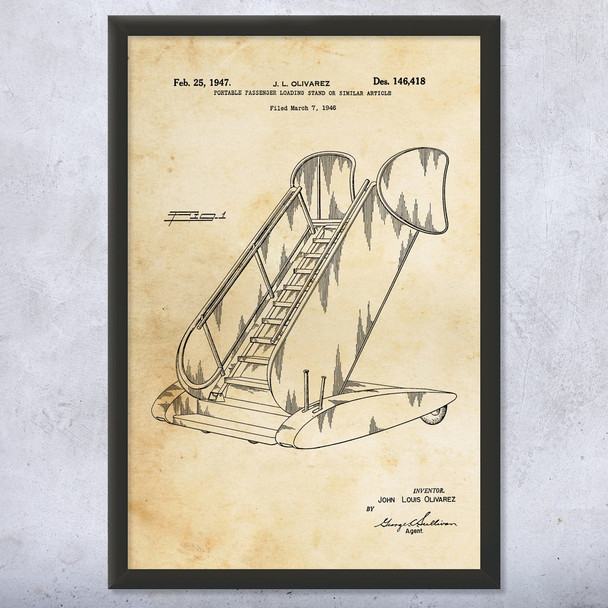 Airstair Patent Wall Art