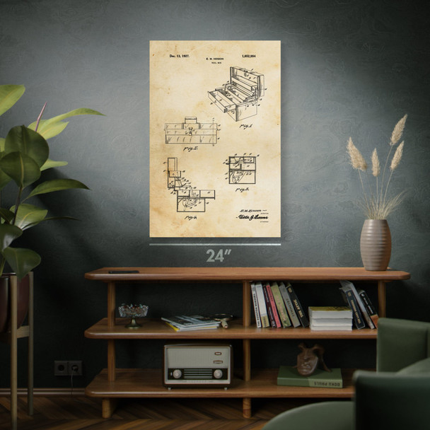 Tool Box Patent Wall Art