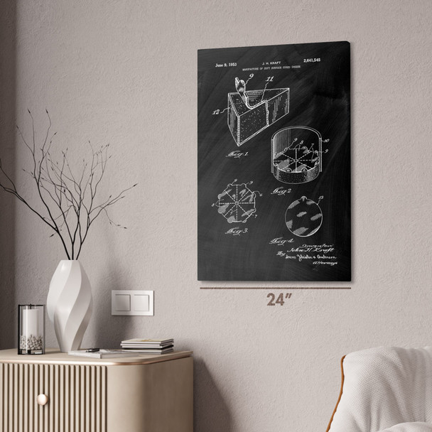 Brie Cheese Patent Wall Art