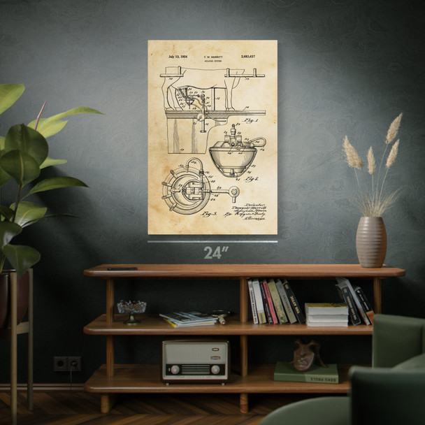 Milking System Patent Wall Art