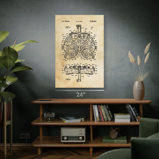 Phoropter Patent Wall Art