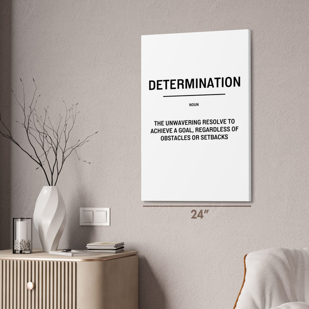 Determination Definition Wall Art Bold