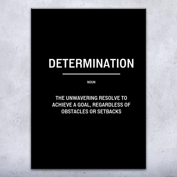 Determination Motivational Print