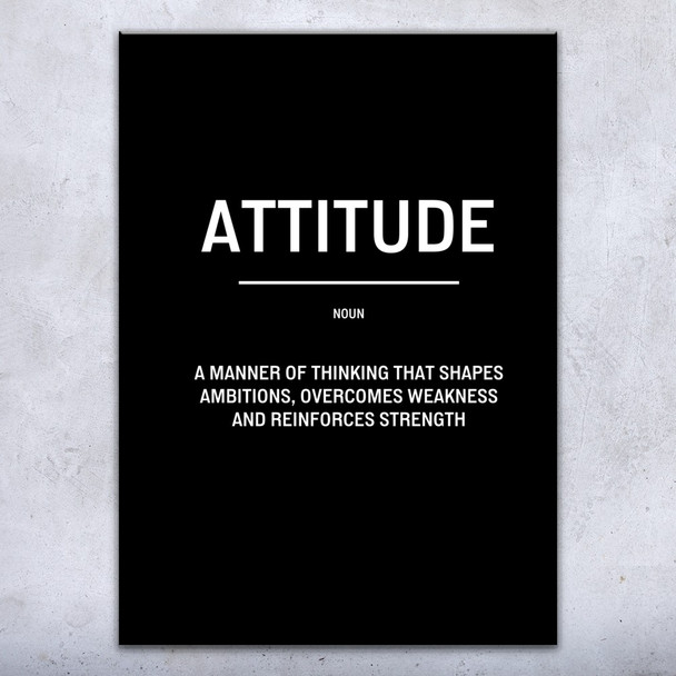 Attitude Motivational Print
