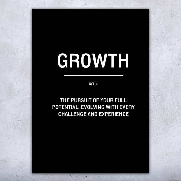 Growth Motivational Print