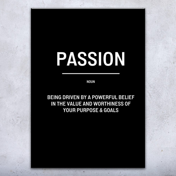 Passion Motivational Print