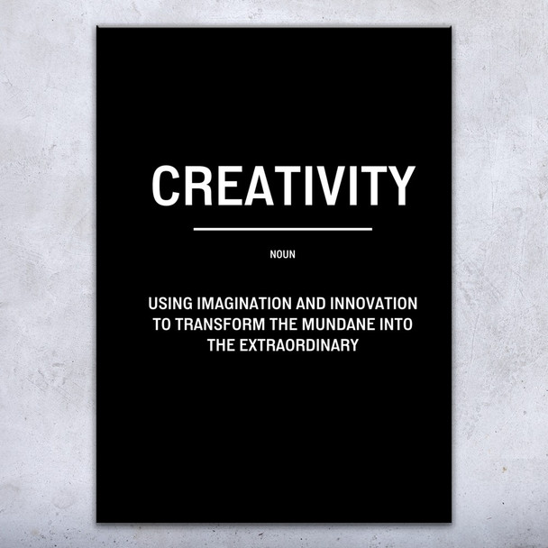 Creativity Motivational Print Creativity Motivational Print