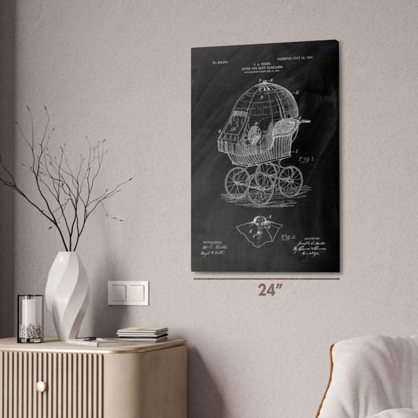 Baby Carriage Patent Wall Art