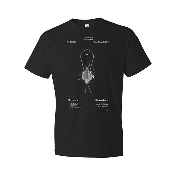 Edison Electric Light Patent T-Shirt