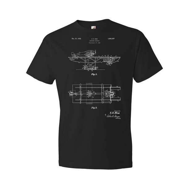 Aircraft Catapult Patent T-Shirt