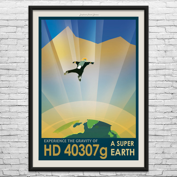 HD 40307g Space Tourism Wall Art
