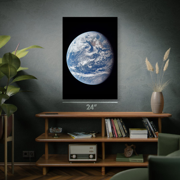 Earth from Apollo 11 Space Wall Art