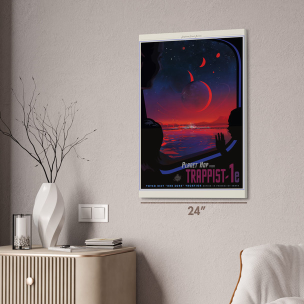TRAPPIST-1e Space Tourism Wall Art