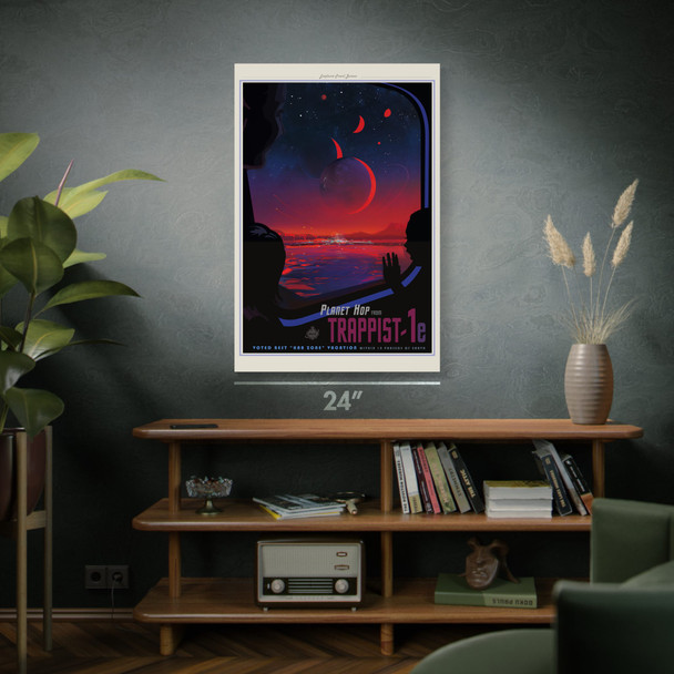 TRAPPIST-1e Space Tourism Wall Art