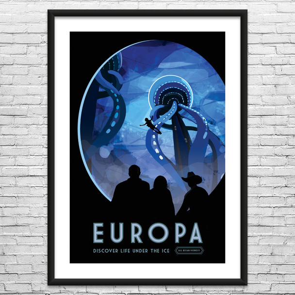 Europa Space Tourism Wall Art