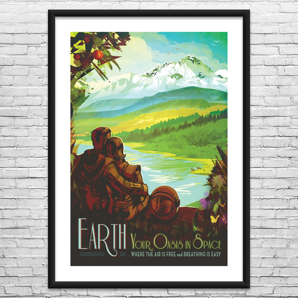 Visit Earth Space Tourism Wall Art Visit Earth Space Tourism Wall Art