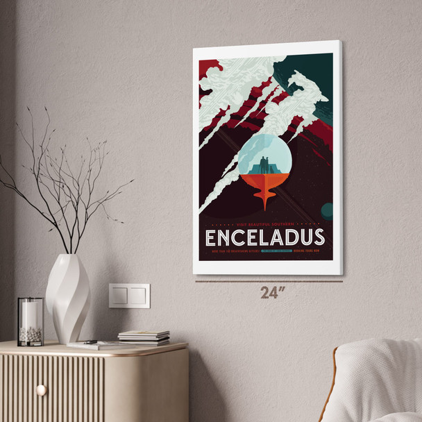 Enceladus Space Tourism Wall Art