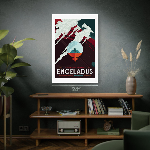 Enceladus Space Tourism Wall Art