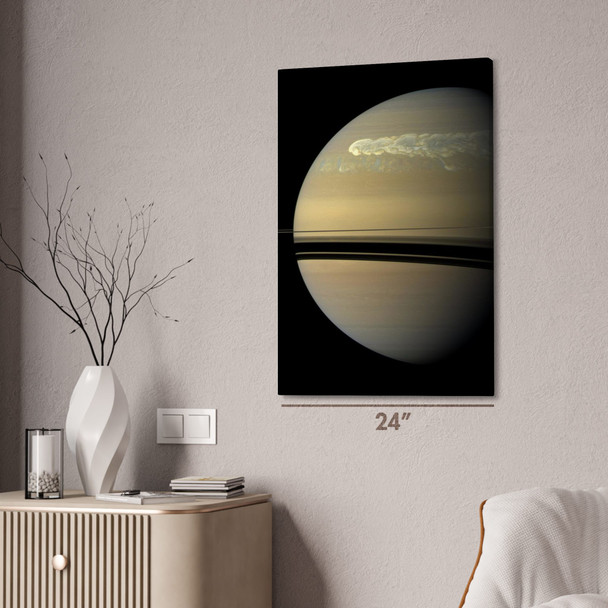 Storm on Saturn Space Wall Art Storm on Saturn Space Wall Art