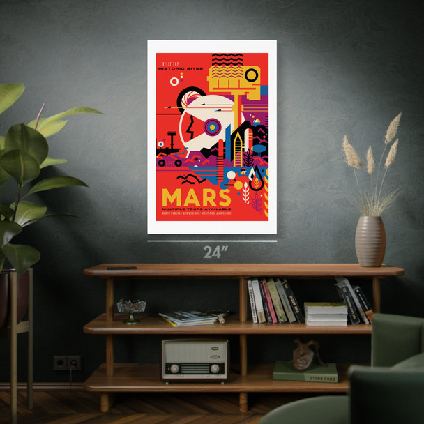 Mars Space Tourism Wall Art