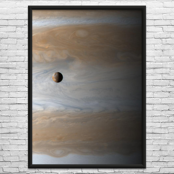 Io & Jupiter Space Wall Art