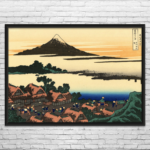 Dawn at Isawa Ukiyo-e Wall Art
